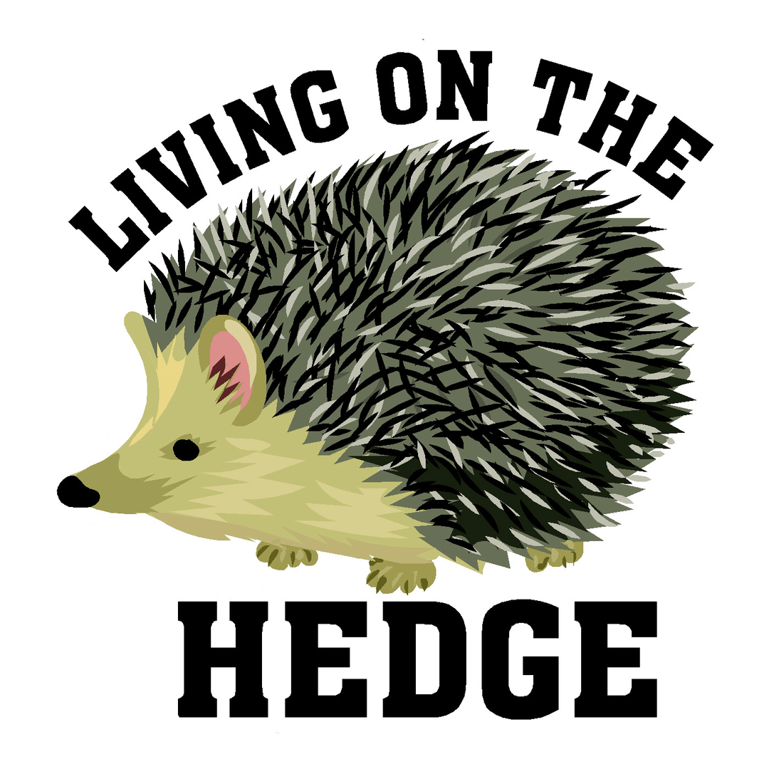 Living on the Hedge Decal