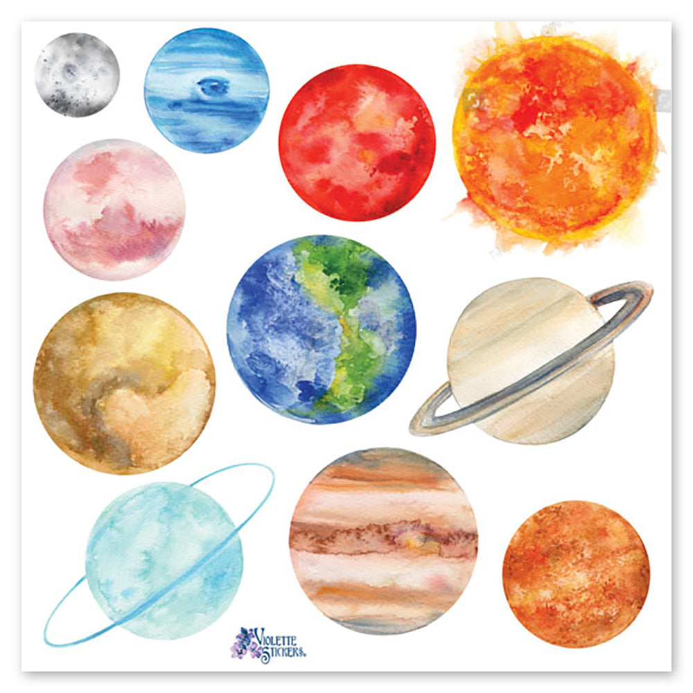 Planets Stickers