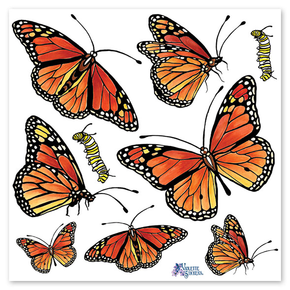 Monarch Butterflies Stickers