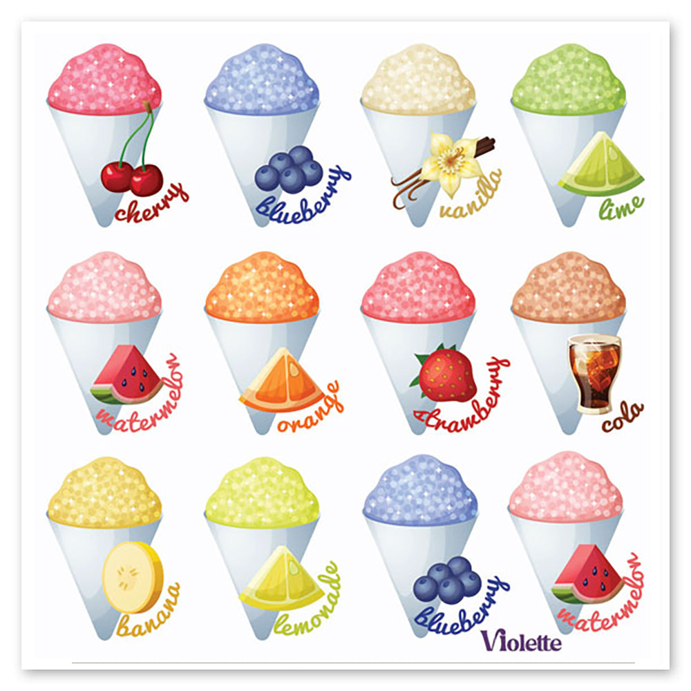 Snowcones Stickers