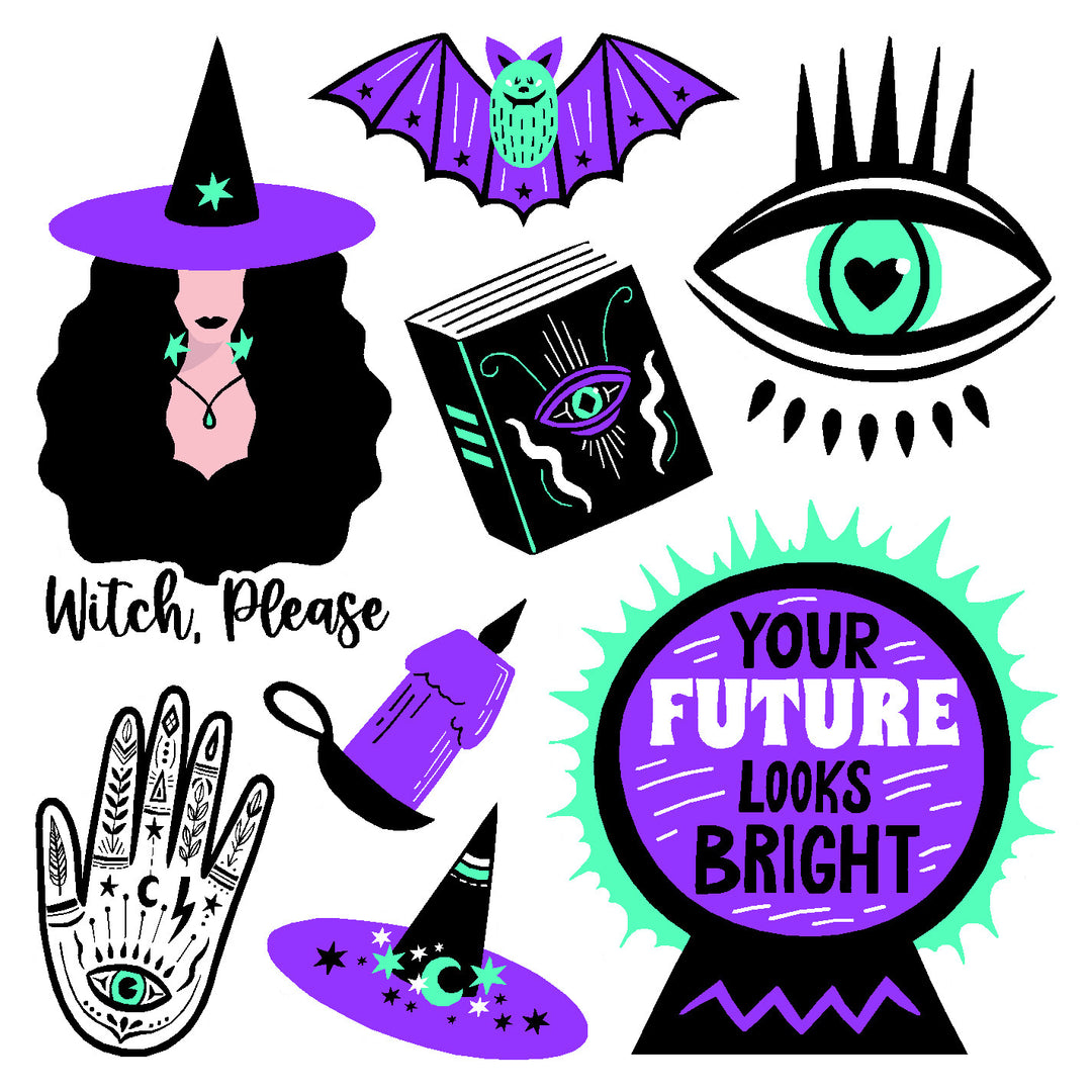 Magic Vinyl Sticker Decal Set