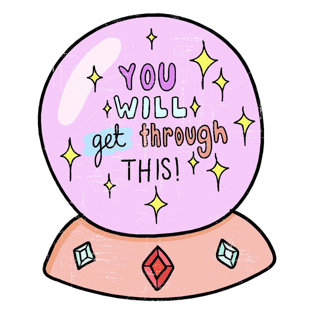 Get Through This Vinyl Sticker Decal