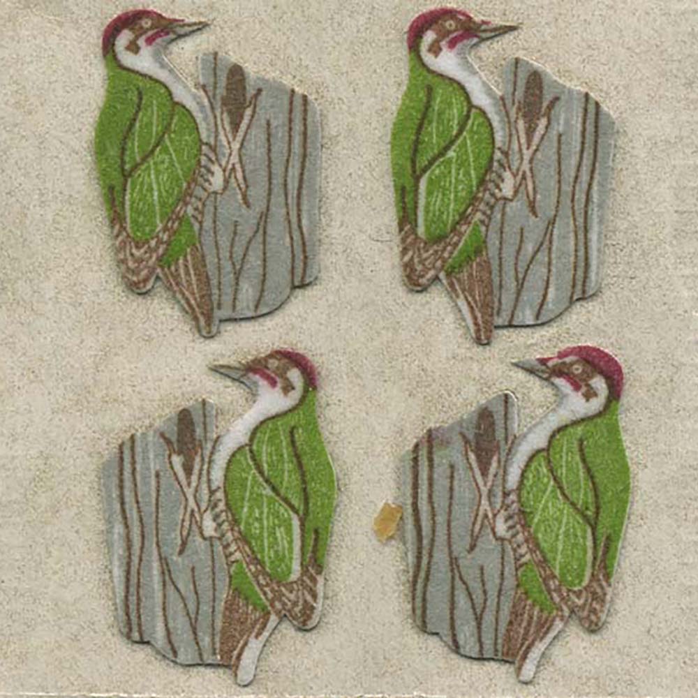 Woodpeckers Fuzzy Stickers