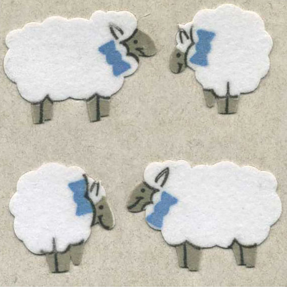 Sheep Fuzzy Stickers