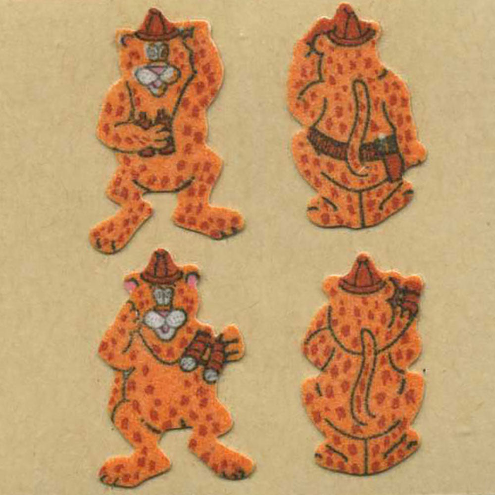 Leopards Fuzzy Stickers