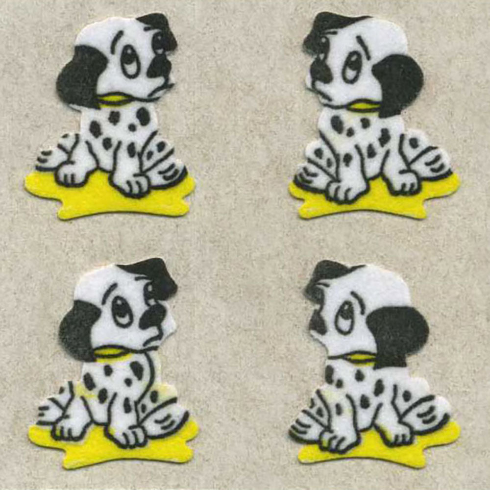 Dalmatians Fuzzy Stickers