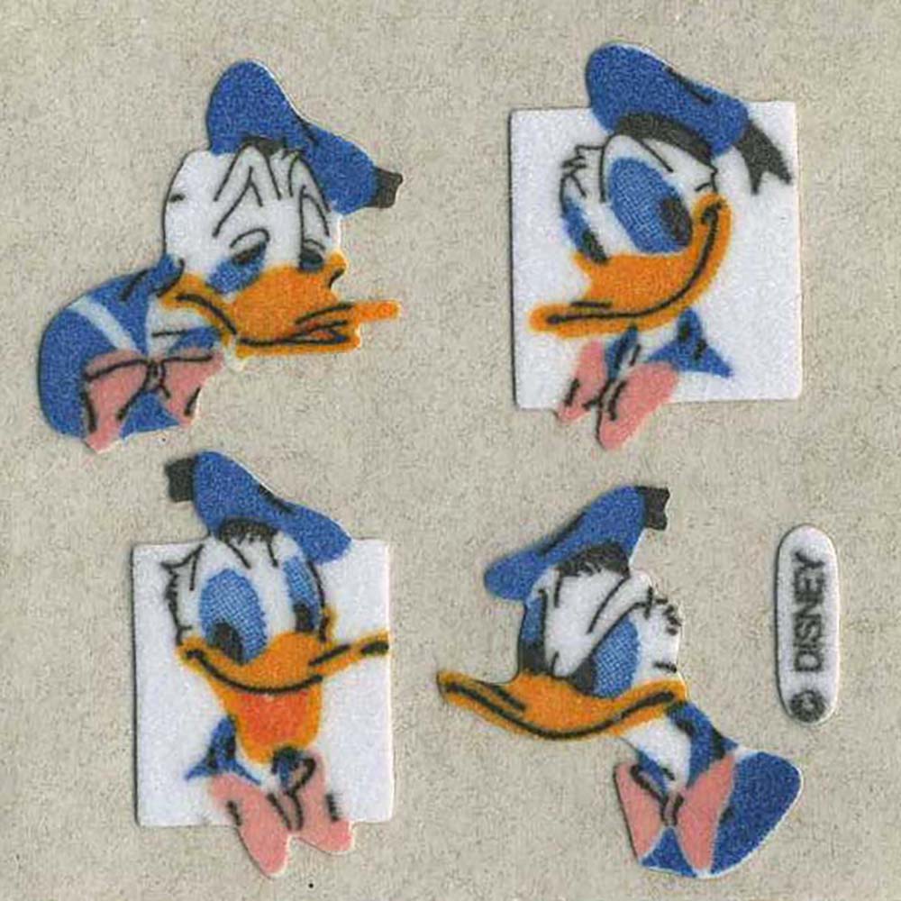 Donald Duck Fuzzy Stickers