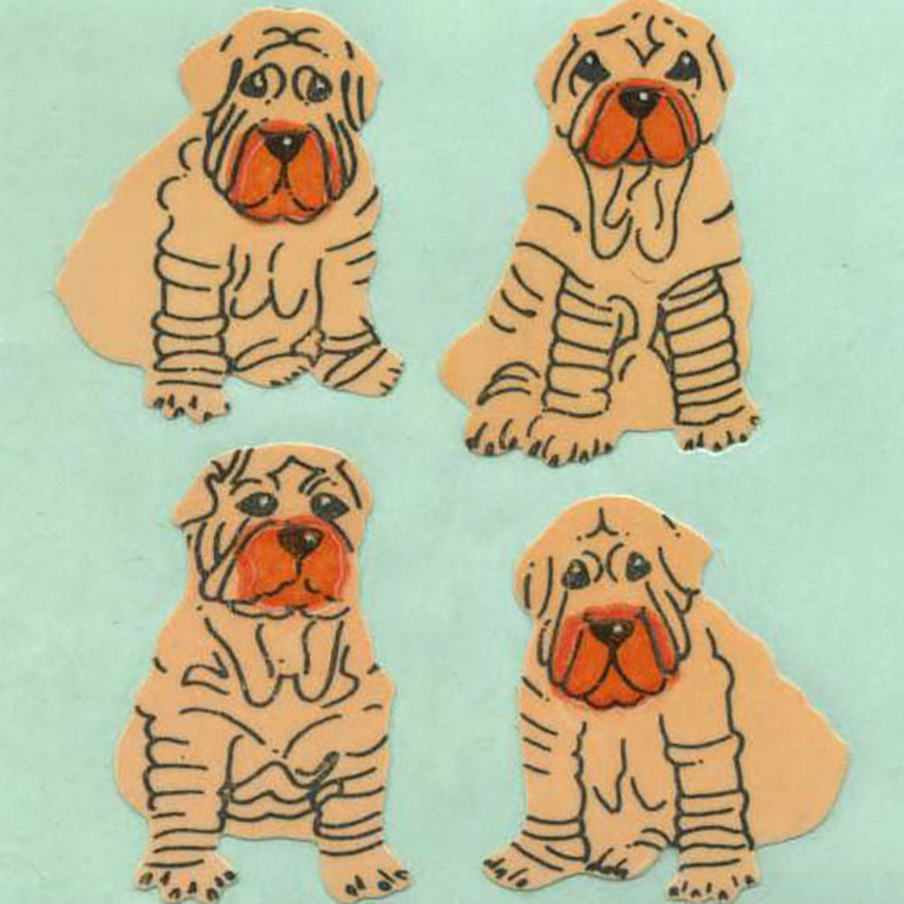 Shar Pei Dogs Stickers