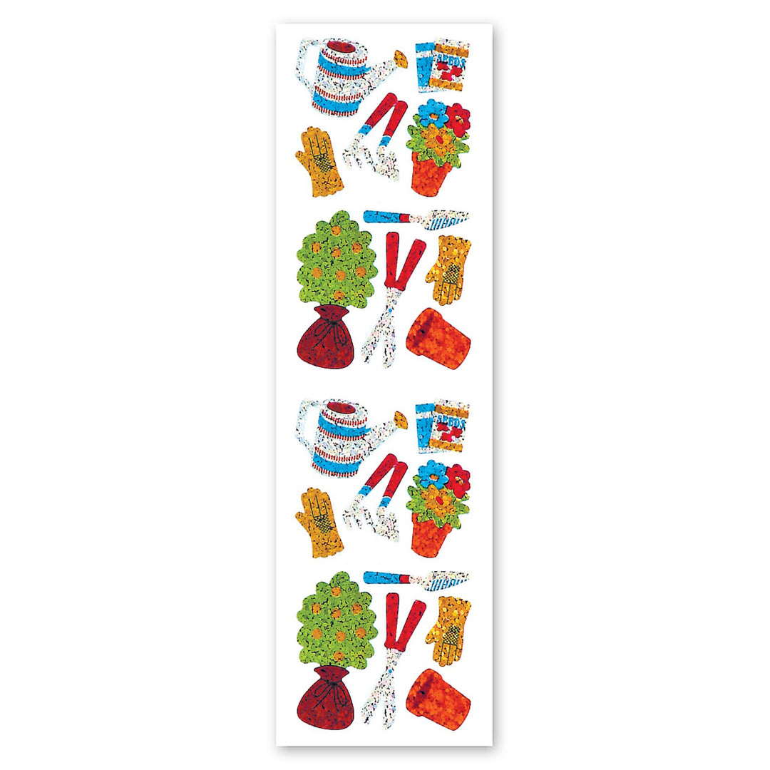 Garden Sparkly Prismatic Stickers