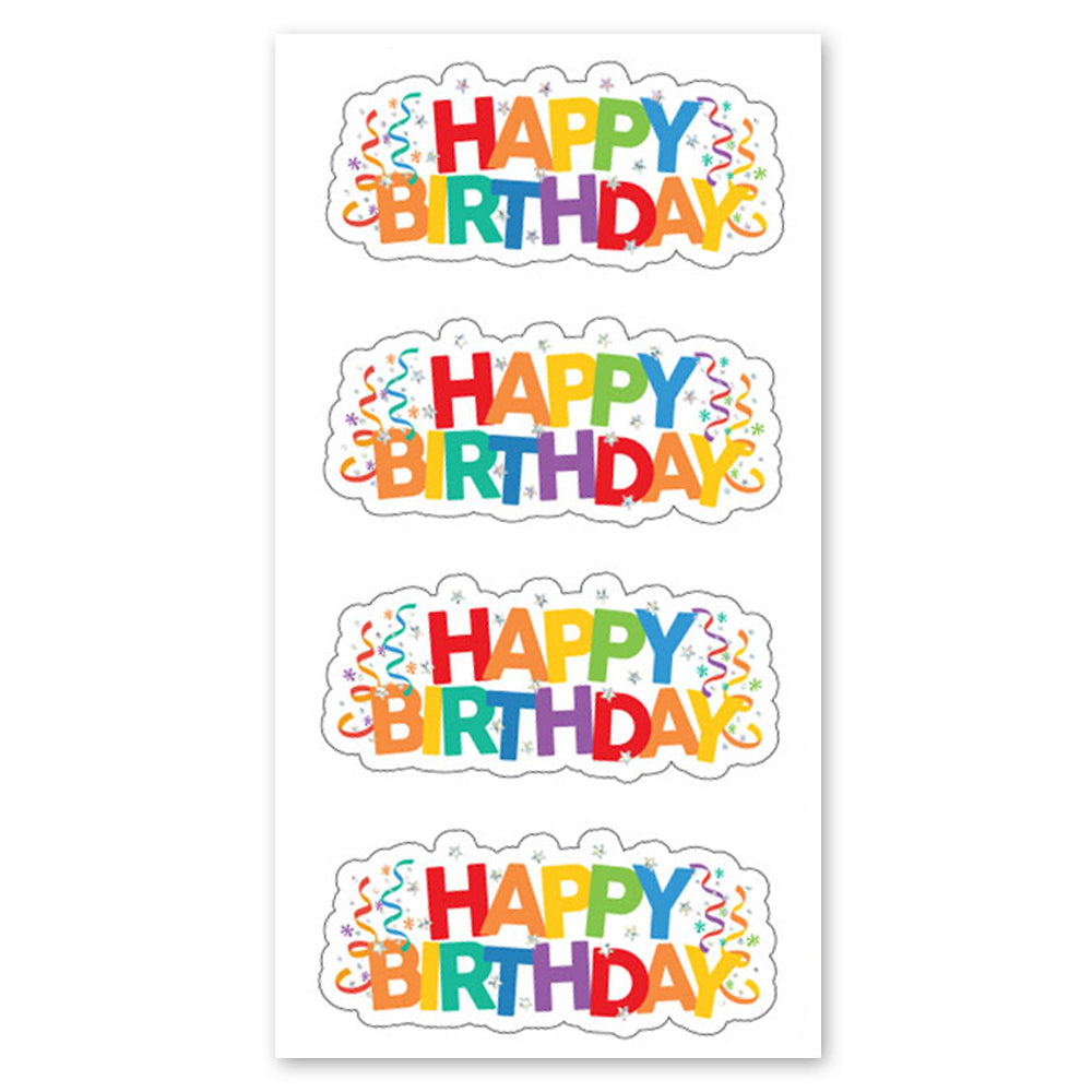 Happy Birthday Stickers