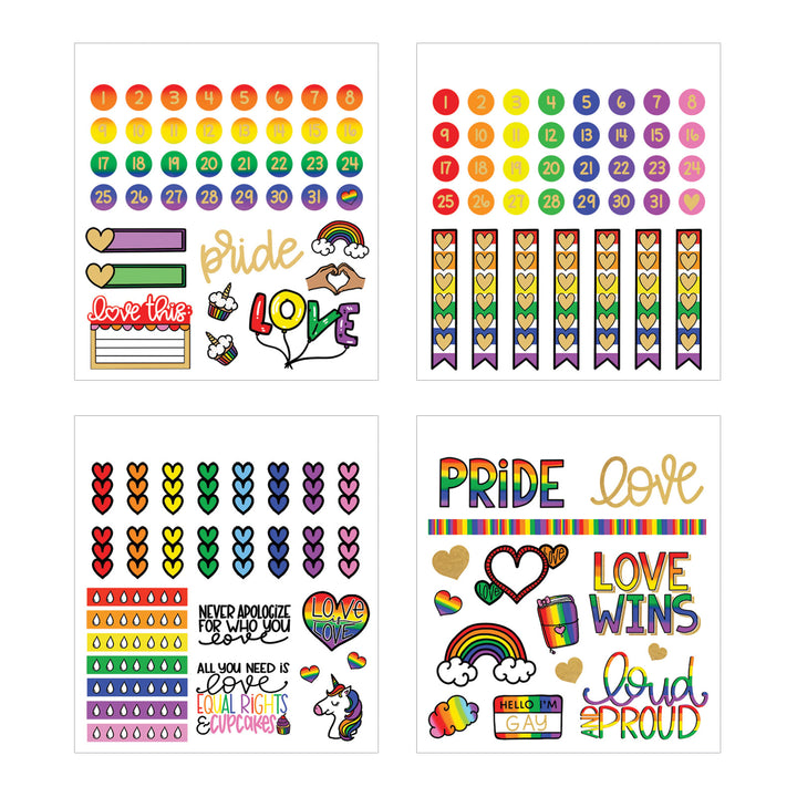Love Is Love Mini Sticker Book