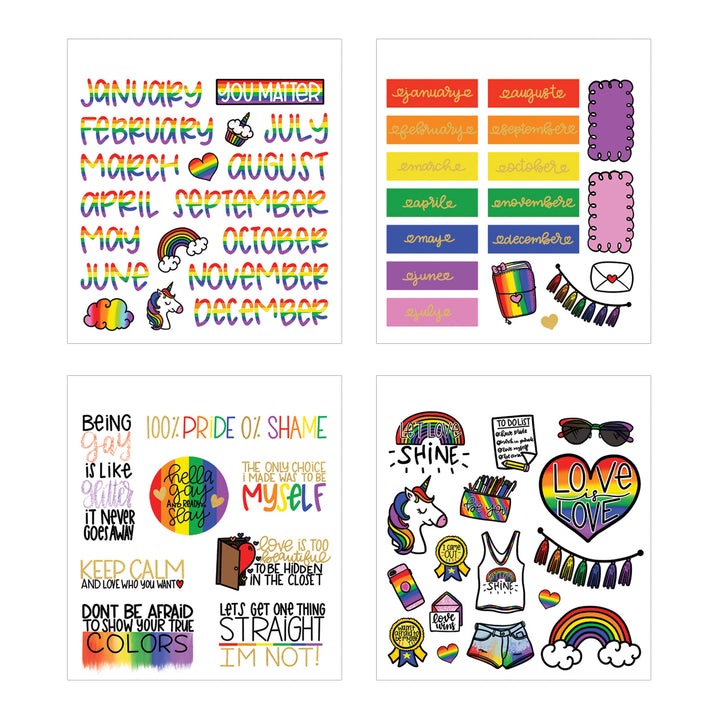 Love Is Love Mini Sticker Book