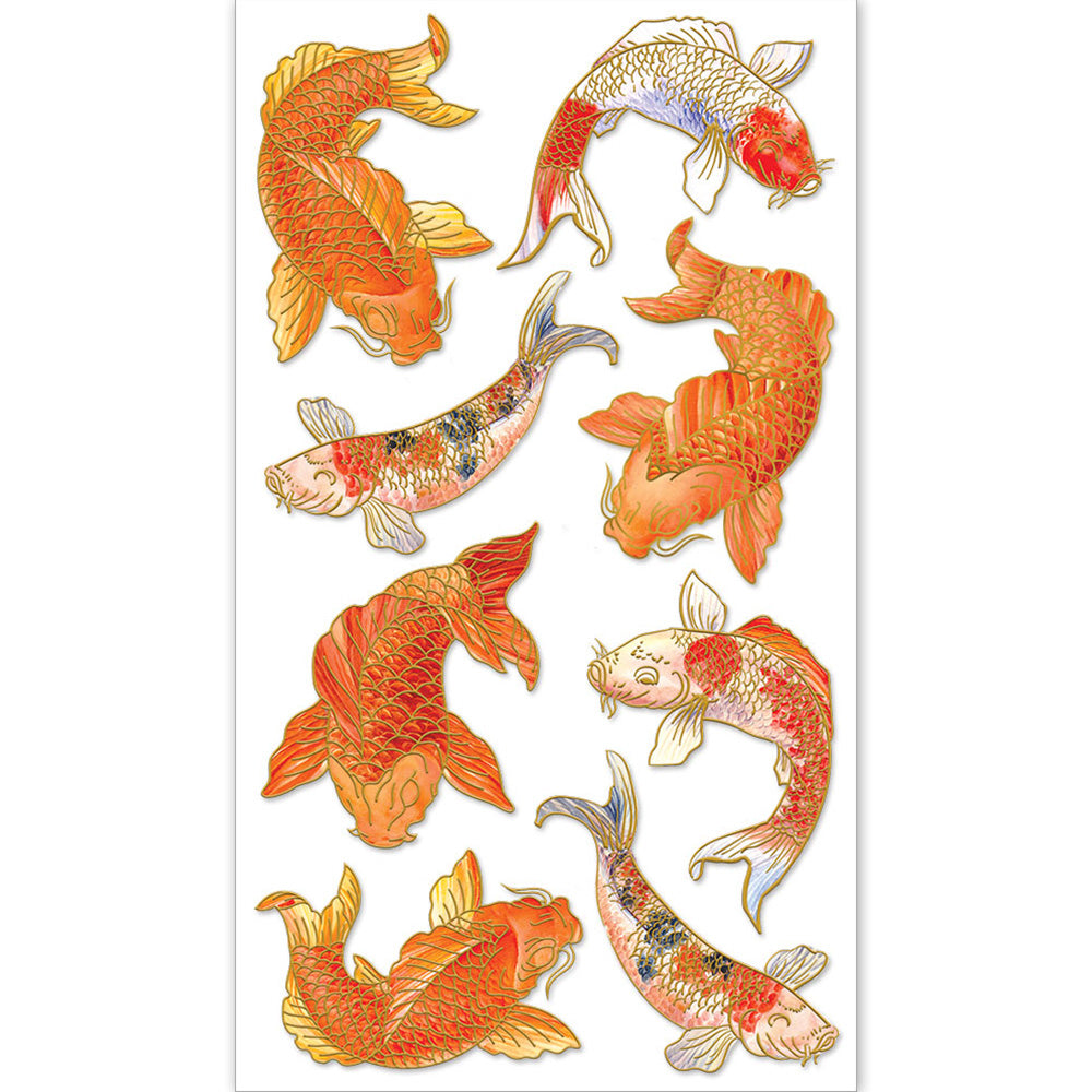 Koi 3-D Stickers