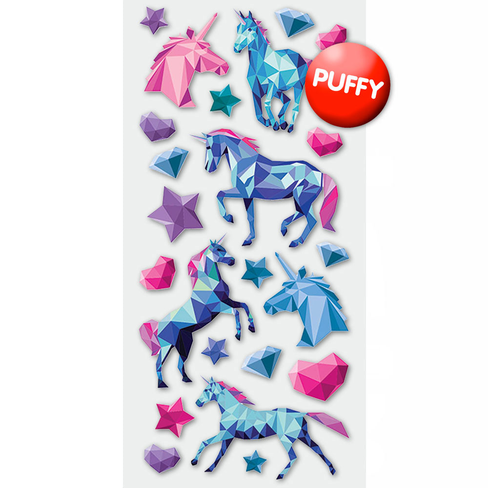 Unicorn Puffy Stickers
