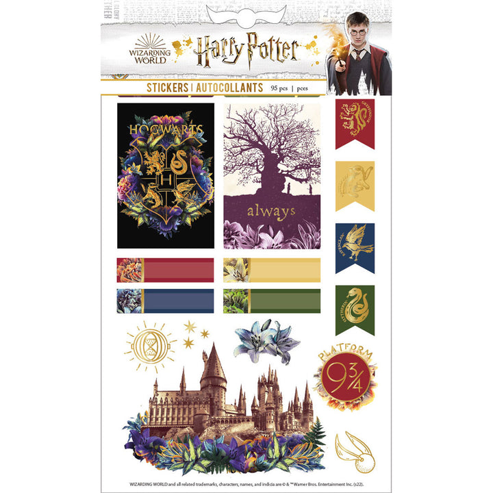 Harry Potter Floral Hogwarts Planner Stickers