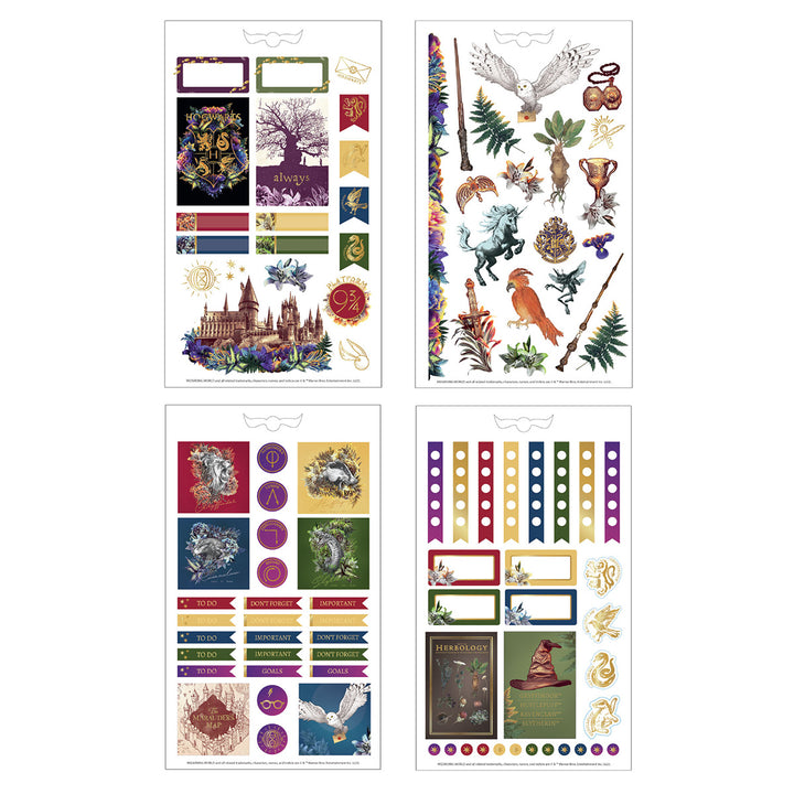 Harry Potter Floral Hogwarts Planner Stickers