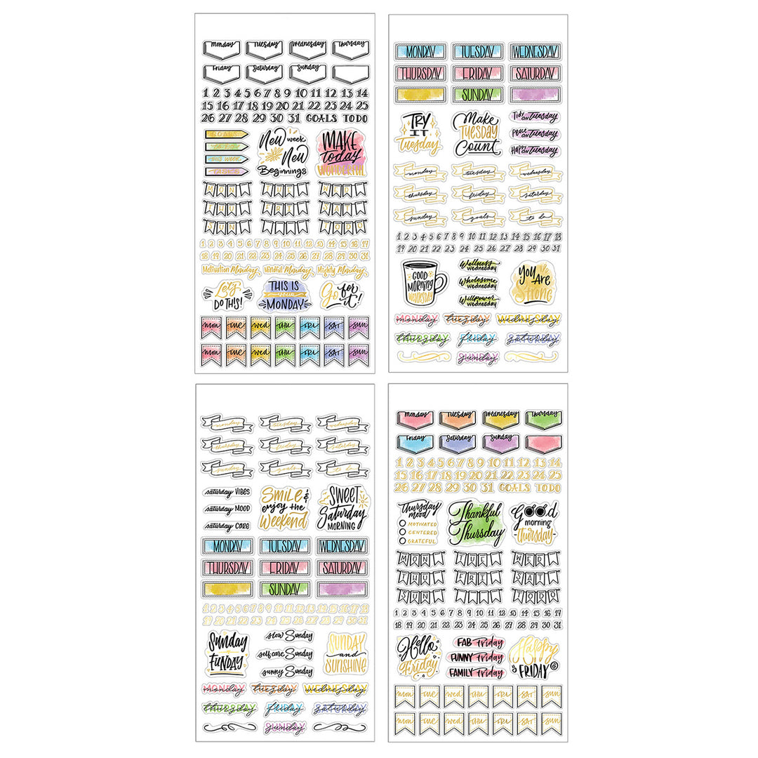 Creative Journaling Weekly Planner Stickers