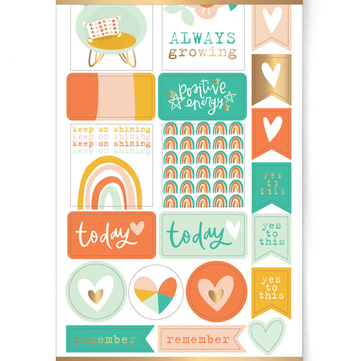 Mandy Ford Boho Rainbow Planner Stickers