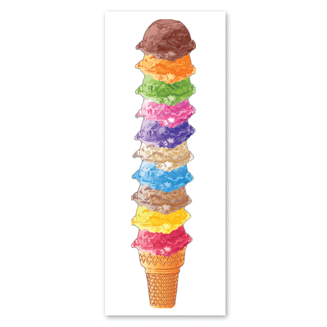 Ice Cream Cone Vinyl Sticker Decal