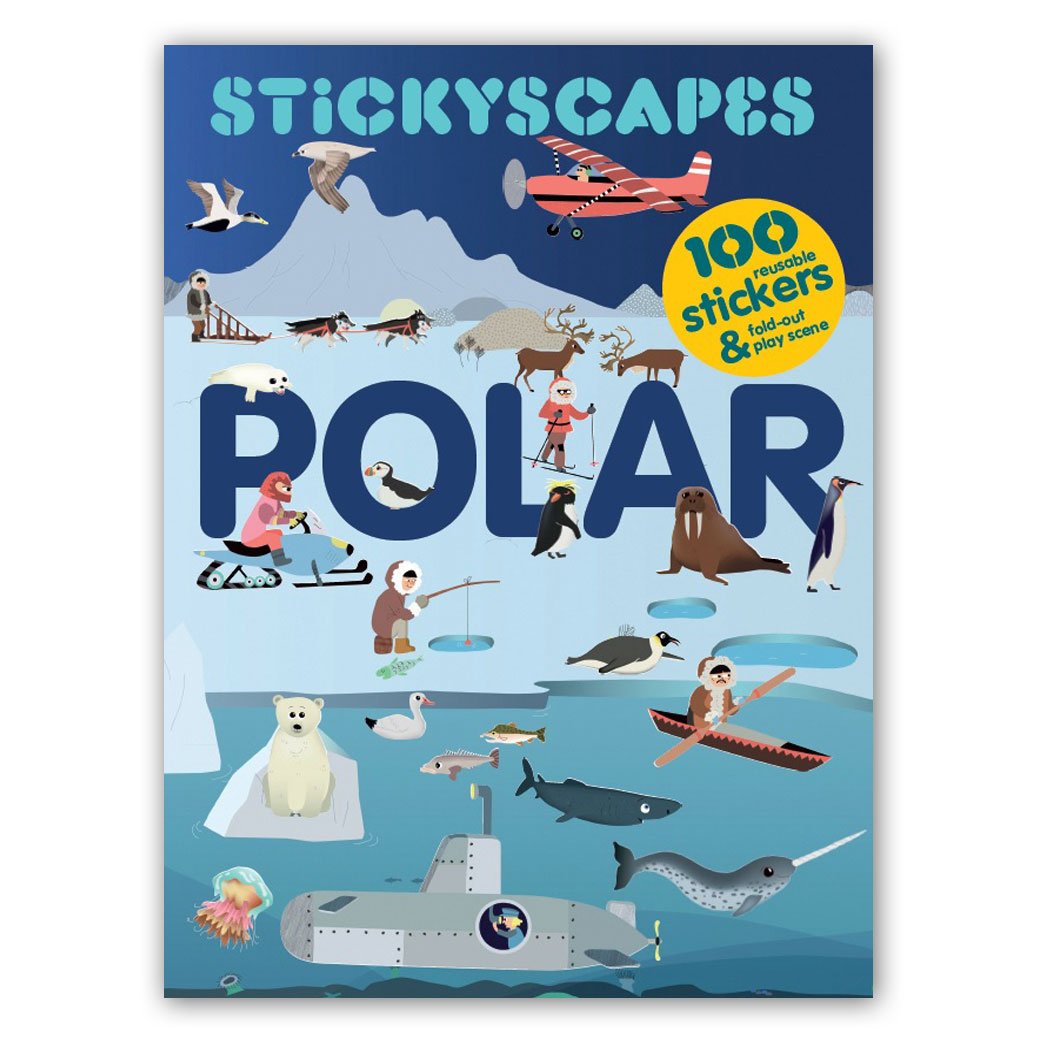 Sticker Activity Book Of Polar Seascapes