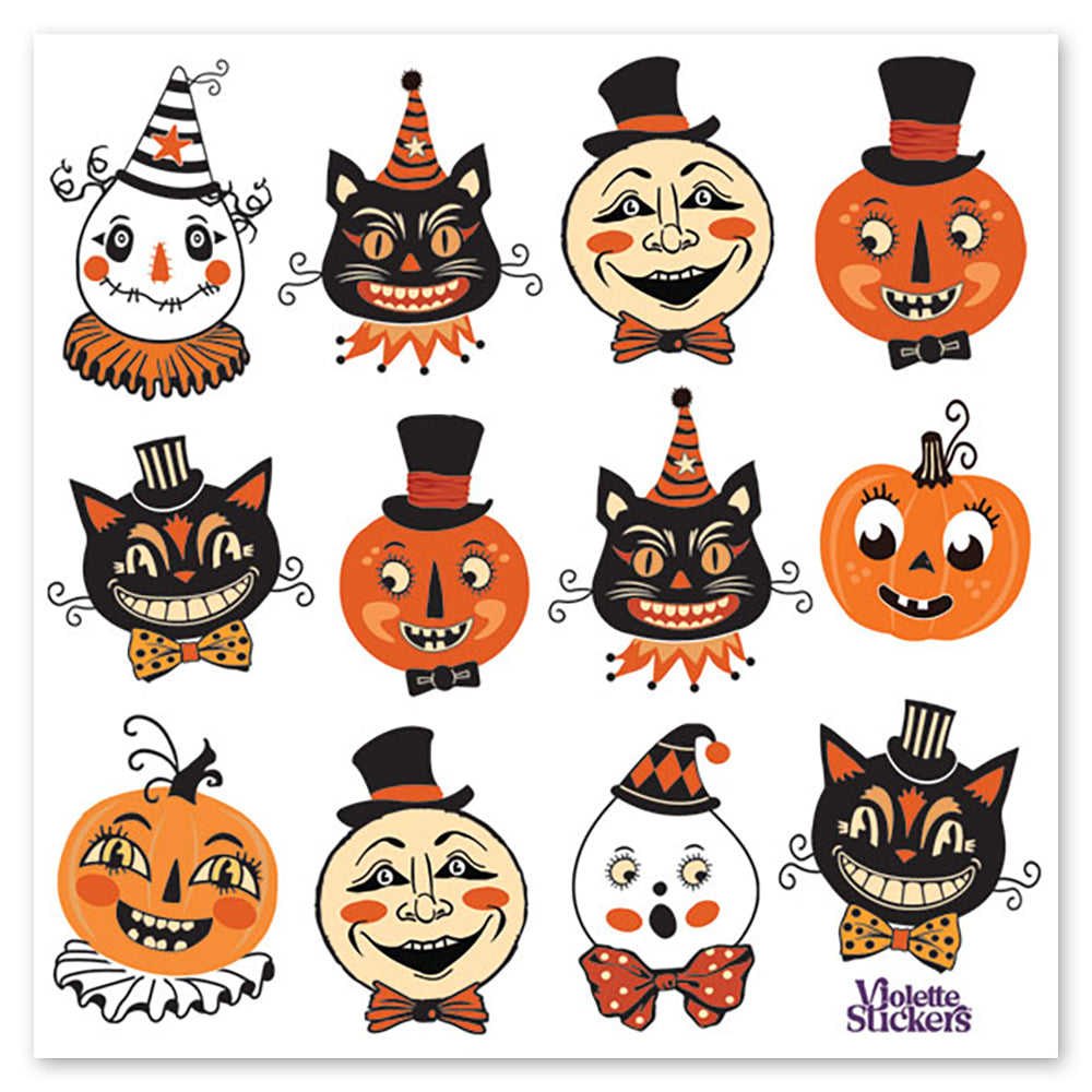 Assortment of Halloween Stickers