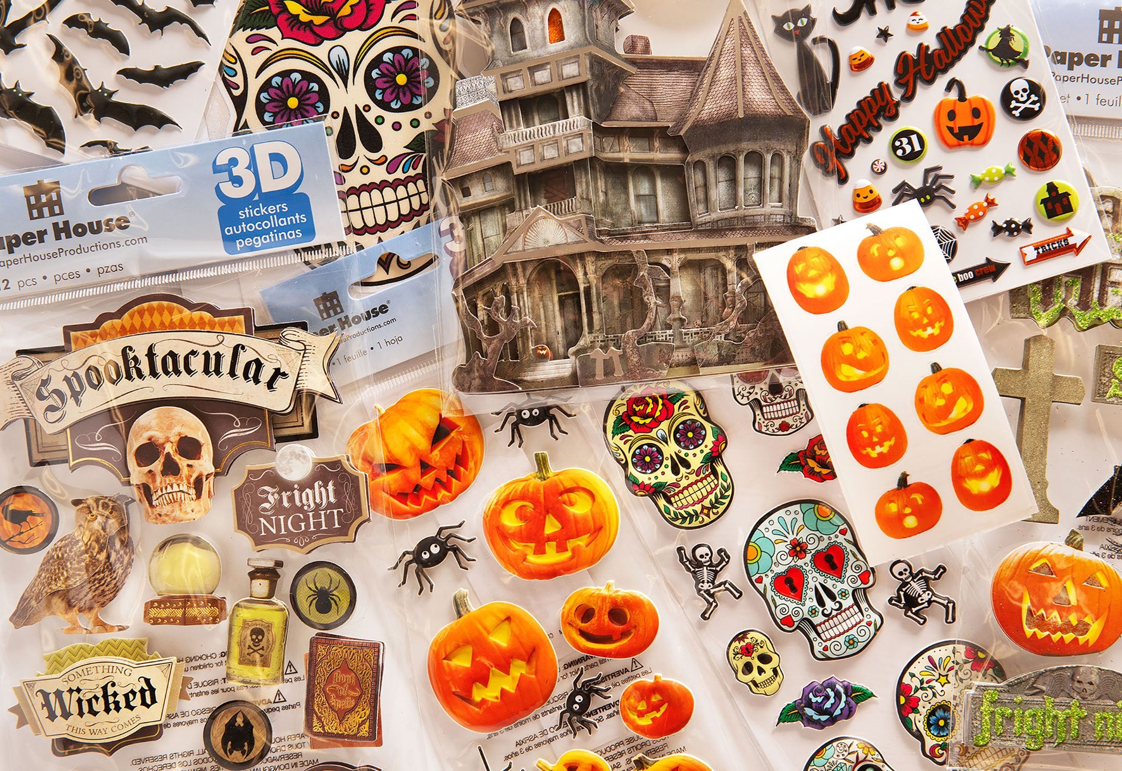Assortment of Halloween Stickers