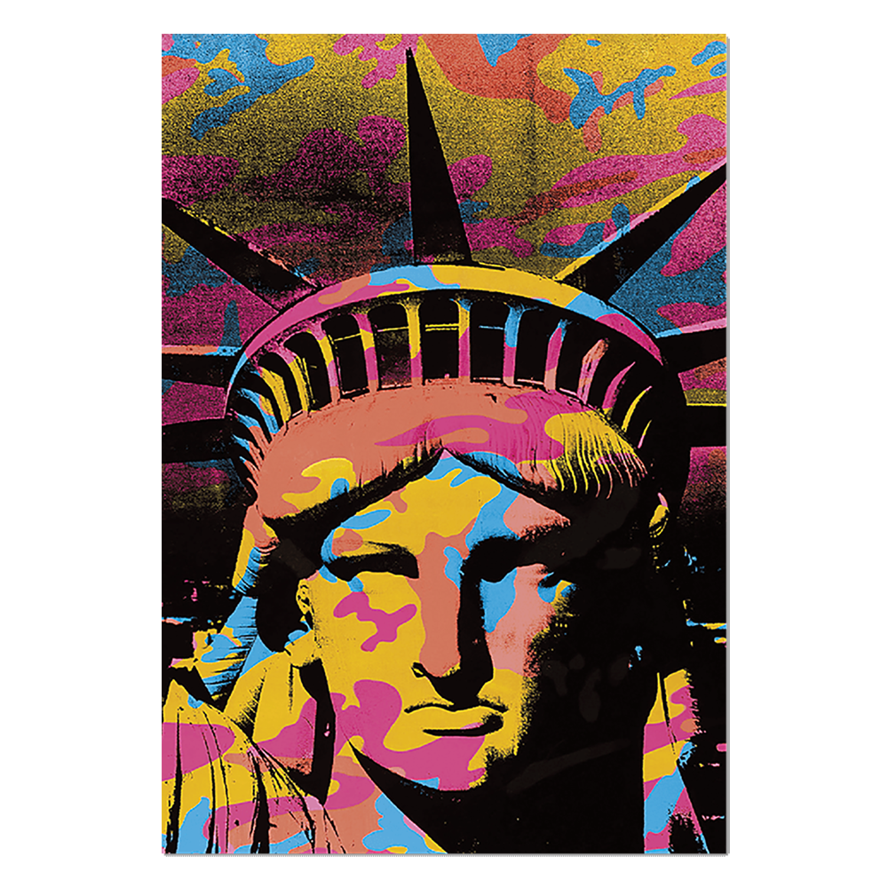 Andy Warhol's Statue of Liberty Vinyl Sticker Decal