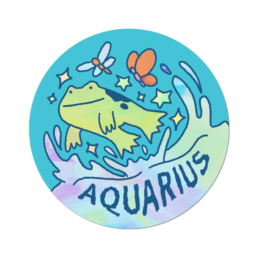 Aquarius Zodiac Vinyl Sticker Decals