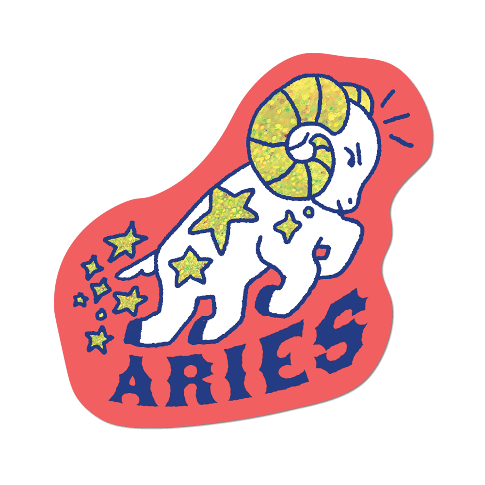 Aries Zodiac Vinyl Sticker Decals