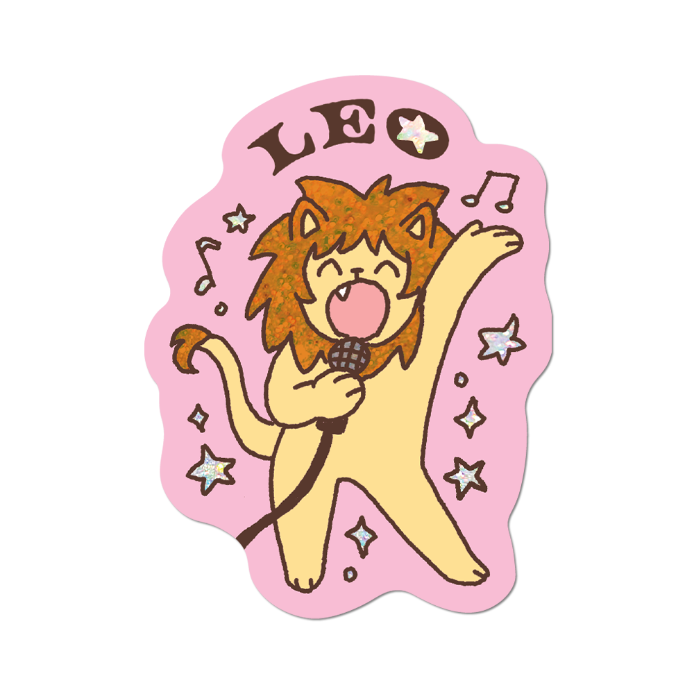 Leo Zodiac Vinyl Sticker Decals