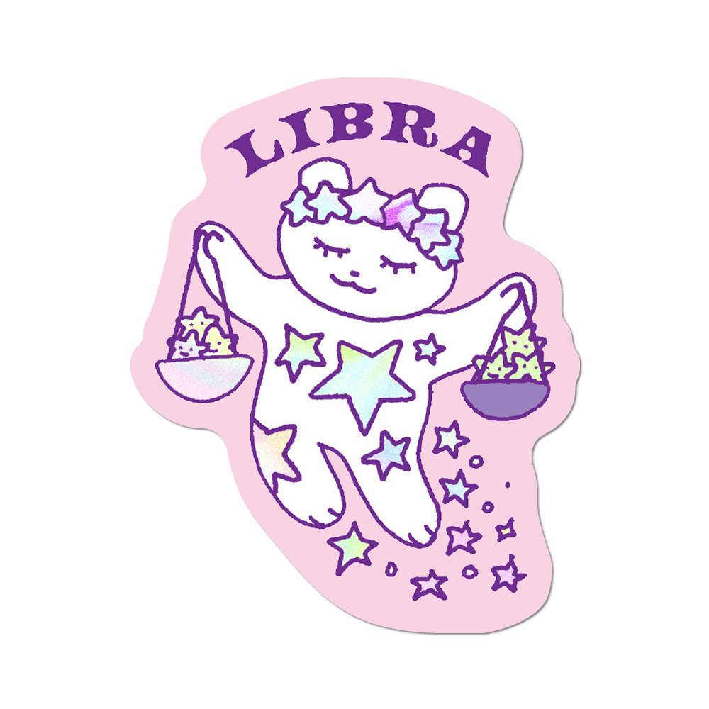 Libra Zodiac Vinyl Sticker Decals