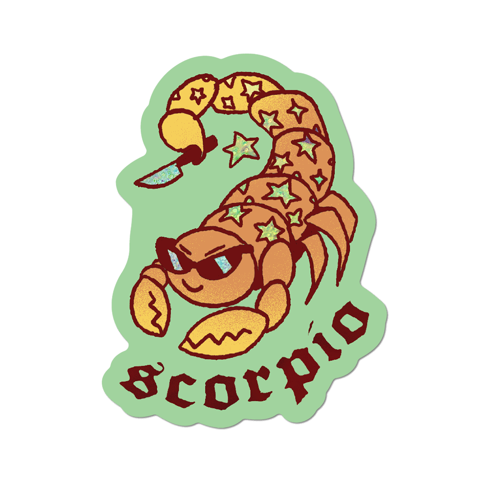 Scorpio Zodiac Vinyl Sticker Decals