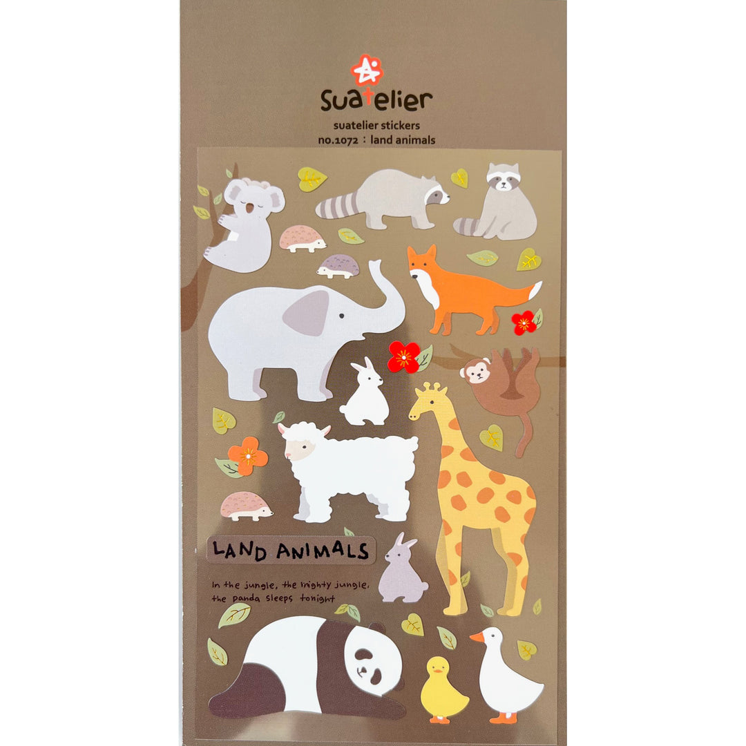 Land Animal Stickers