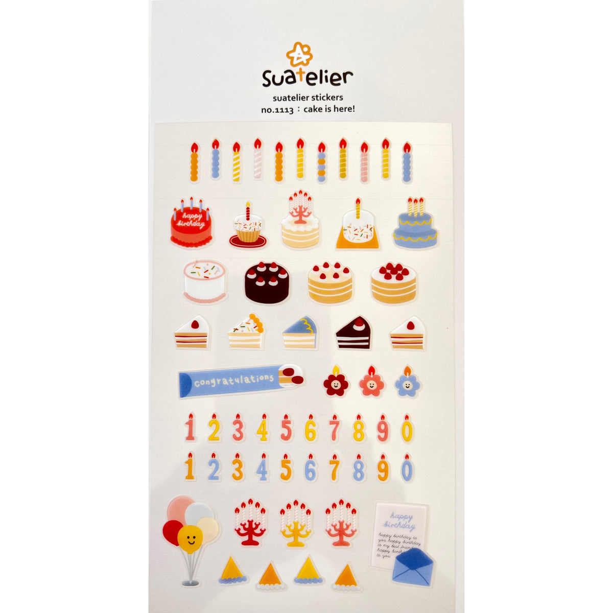 One Cake Sticker Birthday Cake Stickers – Sticker Planet