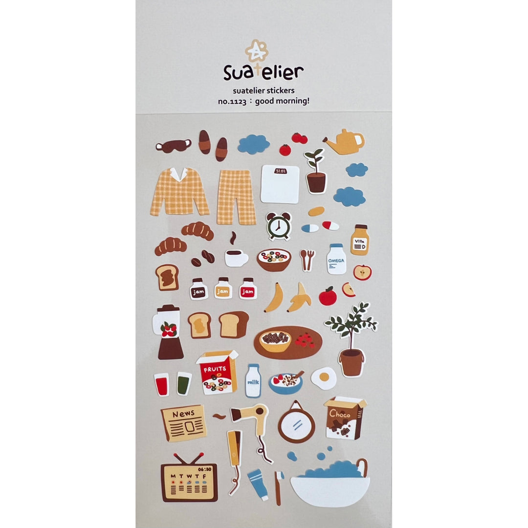 Good Morning Routine Stickers – Sticker Planet