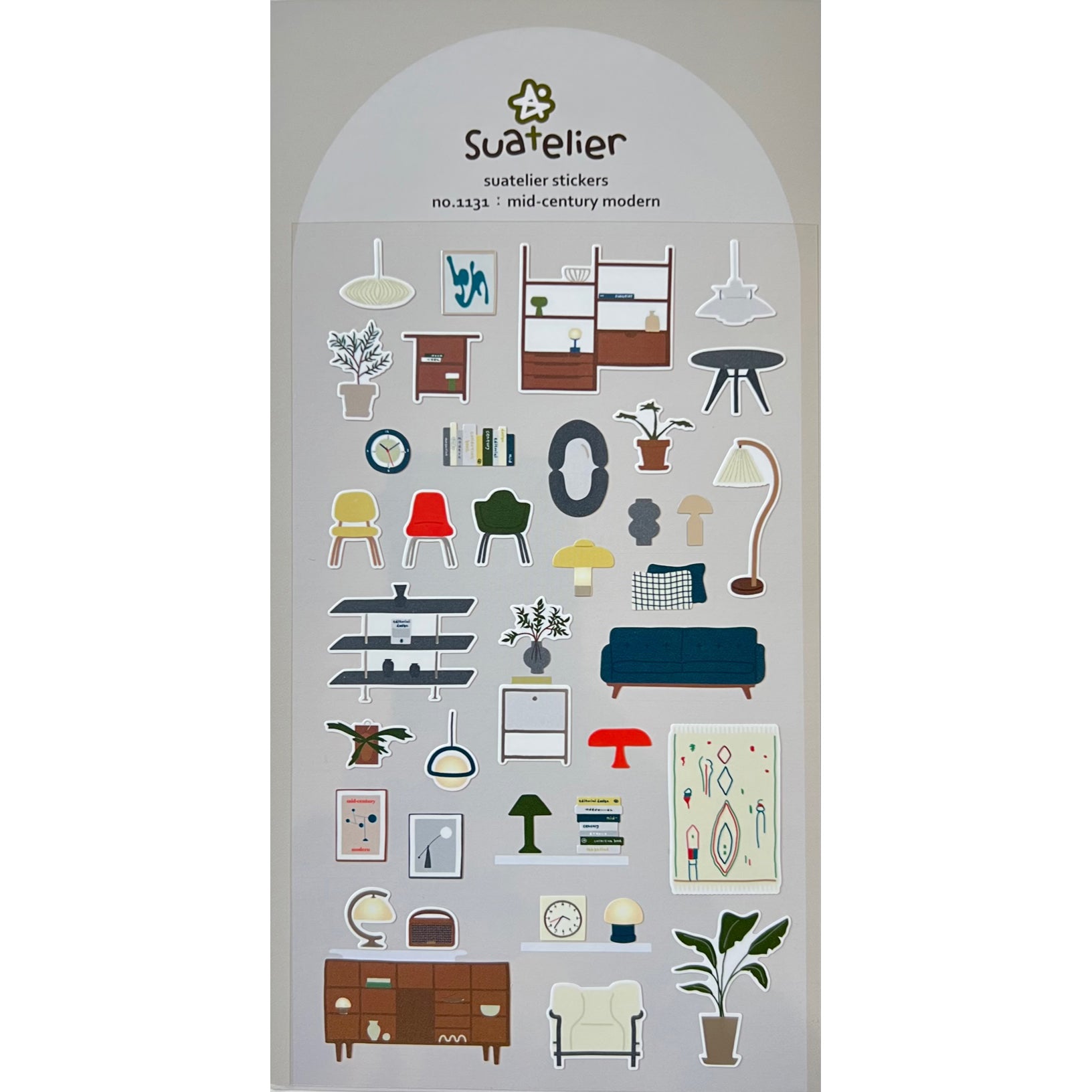 Mid-Century Modern Home Décor Stickers – Sticker Planet