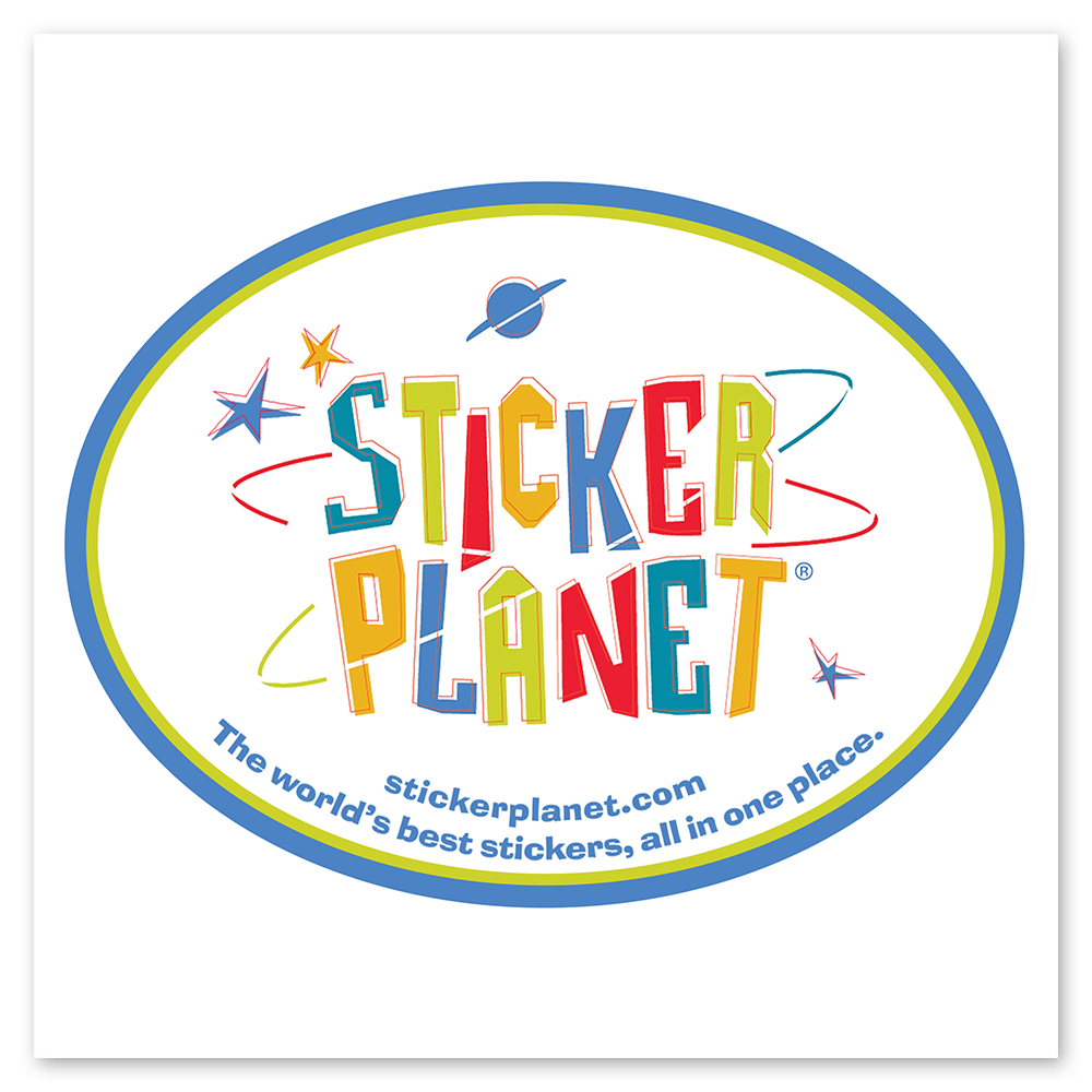 Sticker Planet Logo Vinyl Sticker Decal