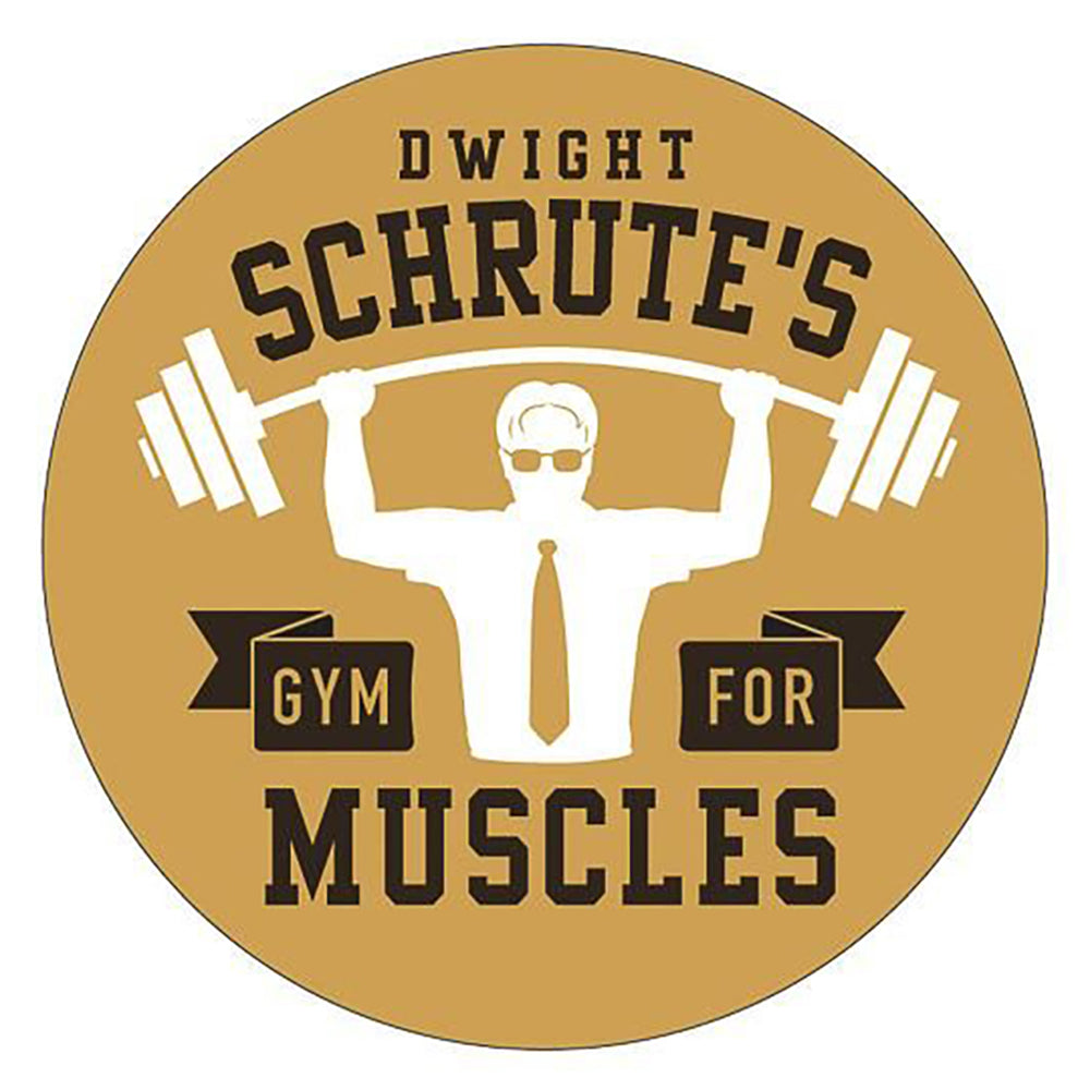 The Office - Dwight Schrute's Gym For Muscles Vinyl Sticker Decal