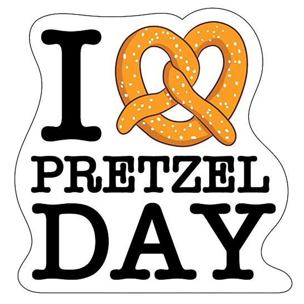 The Office - I Love Pretzel Day Vinyl Sticker Decal