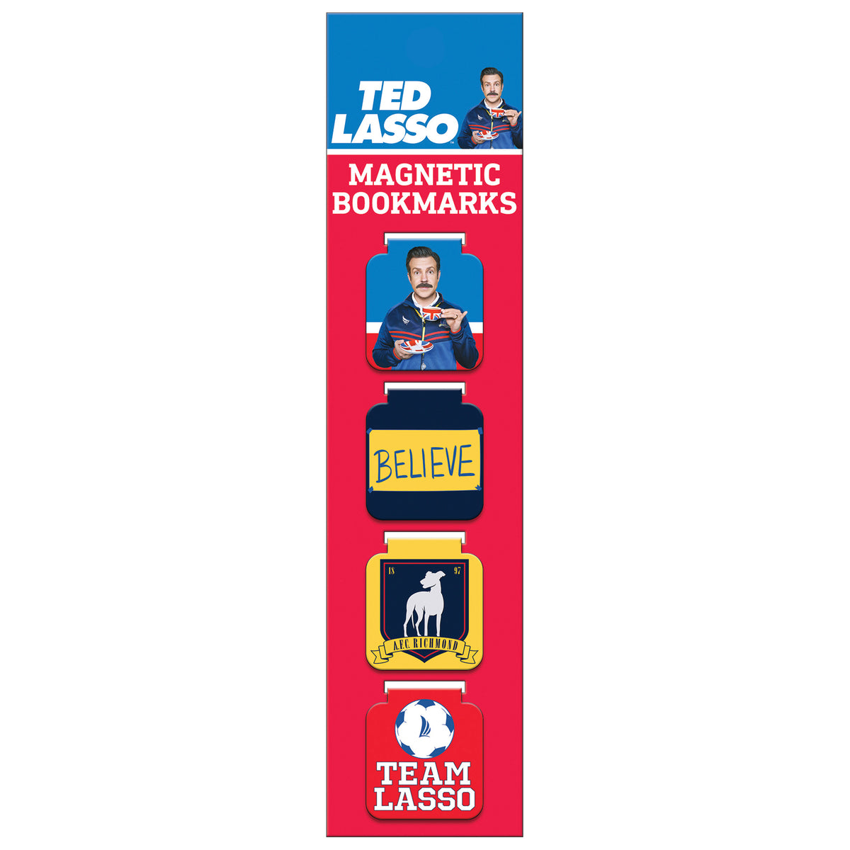 Ted Lasso Magnetic Bookmarks – Sticker Planet