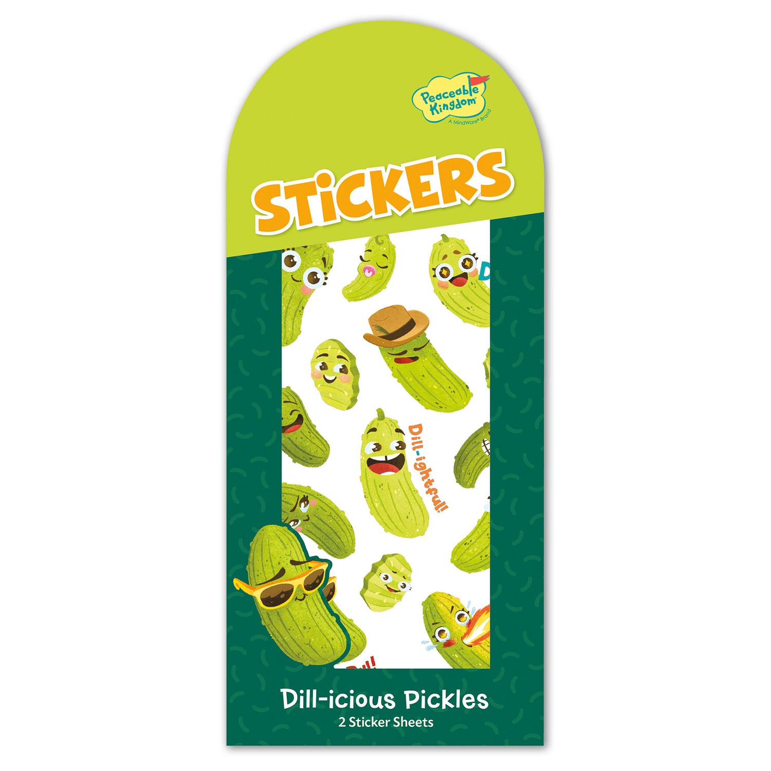 Dill-icious Pickle Scratch & Sniff Stickers – Sticker Planet