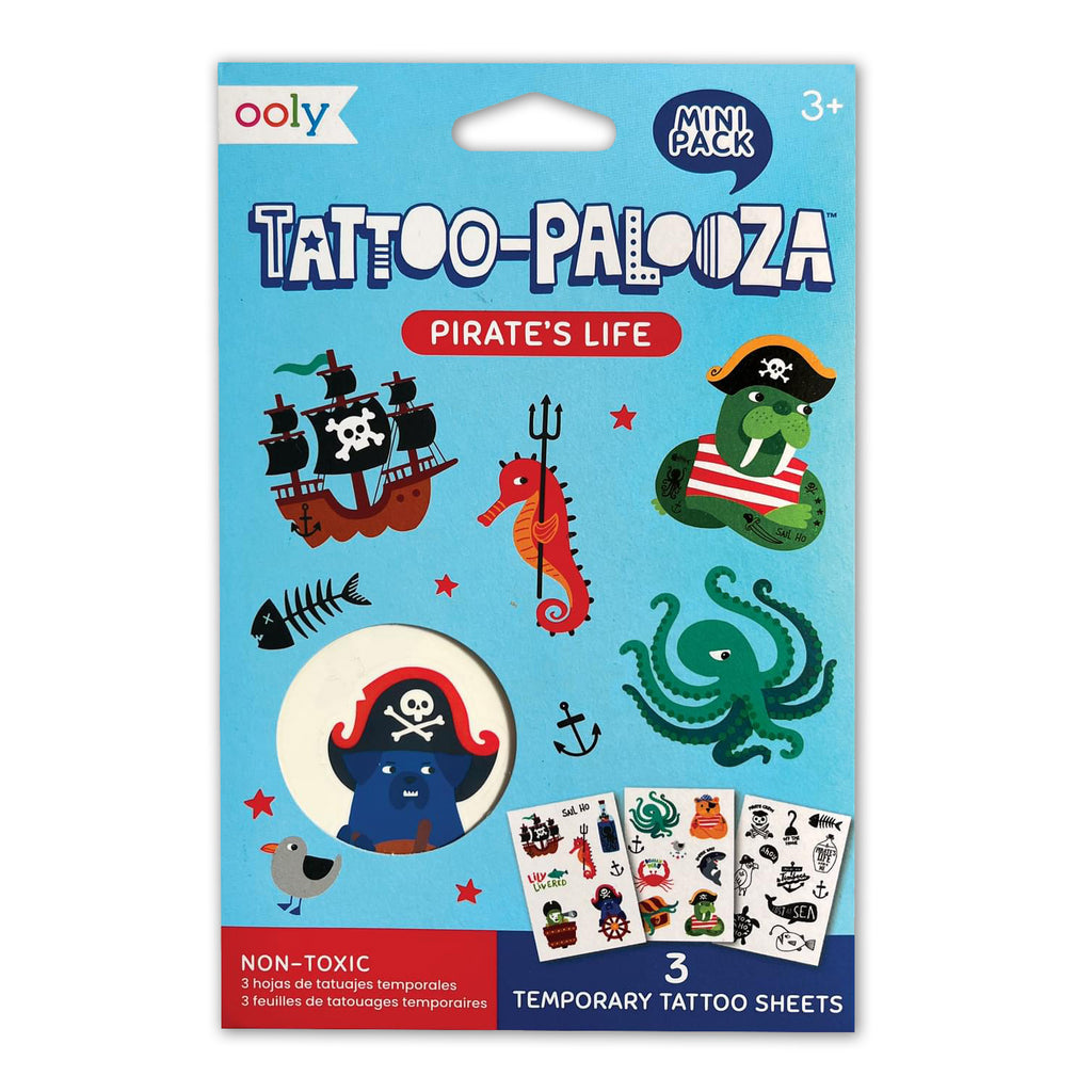 Pirate Sparkly Prismatic Stickers - Packaged