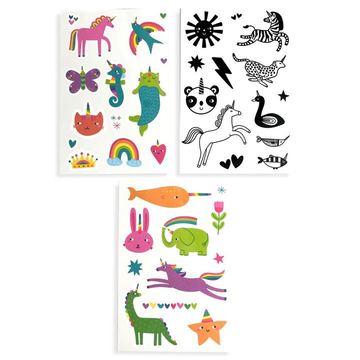 Unicorn Party Tattoo-Palooza Mini Temporary Tattoos