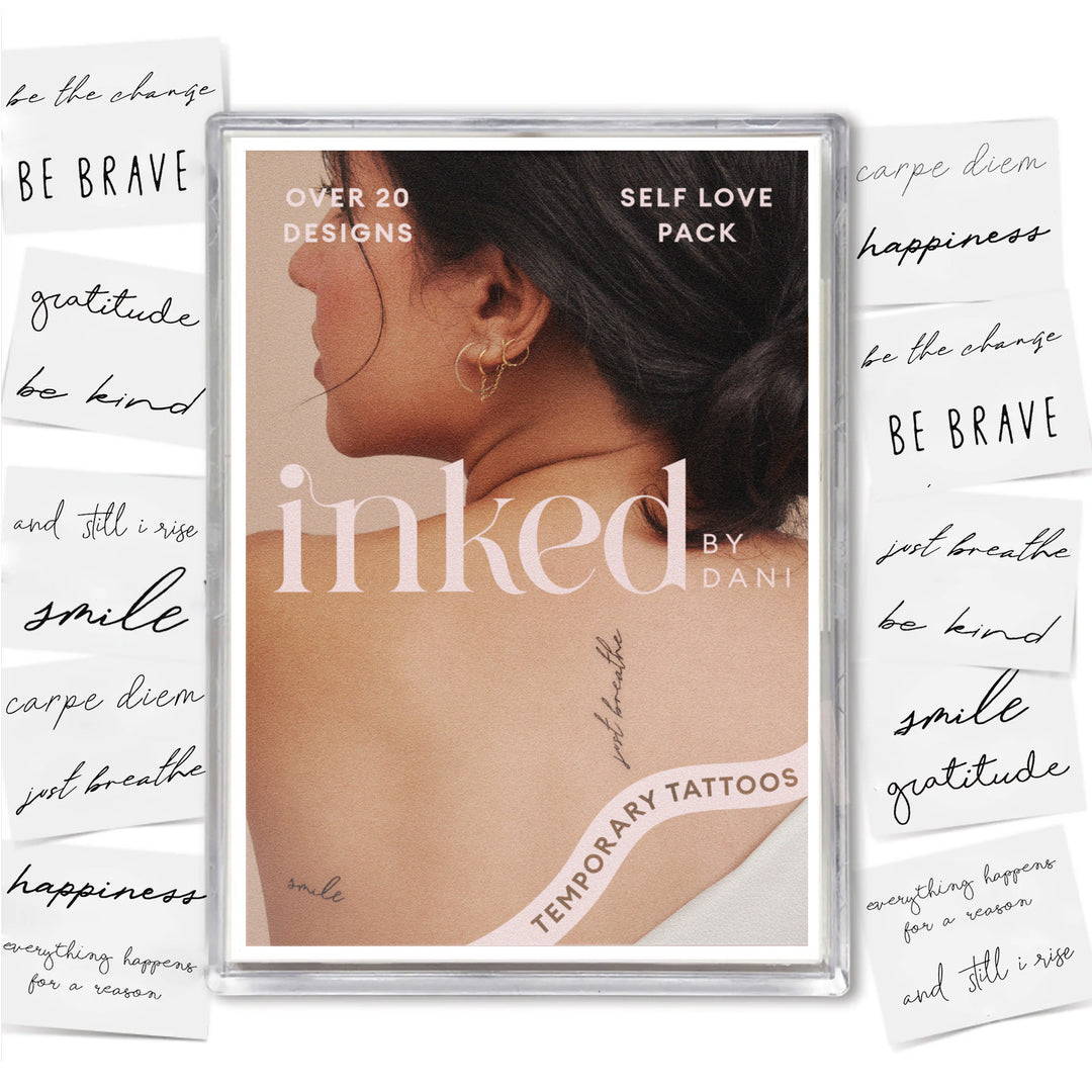 Self Love Temporary Tattoo Pack