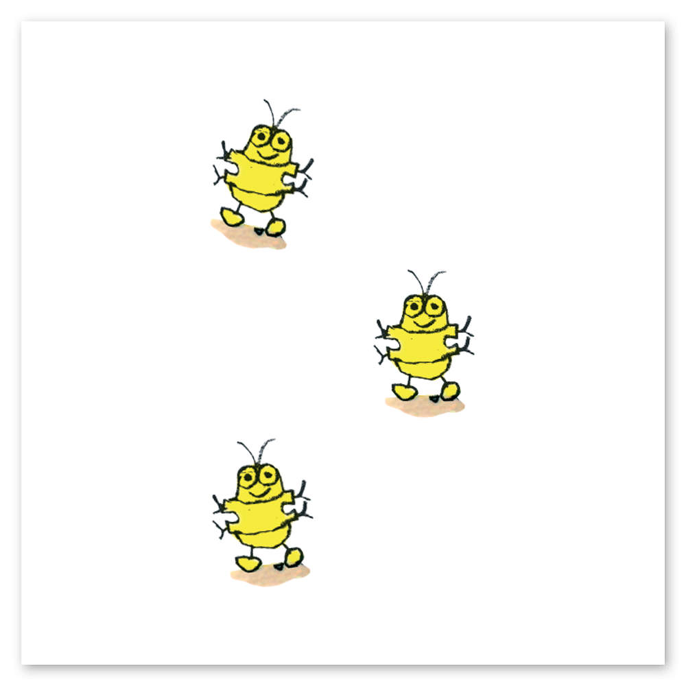 Goldbug Trio Tattly Temporary Tattoos by Richard Scarry