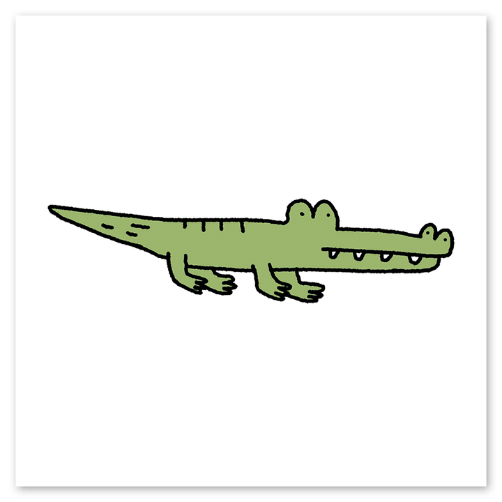 Mr. Alligator Tattly Temporary Tattoos