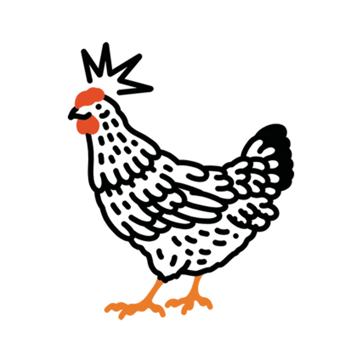 Chicken Tattly Temporary Tattoos