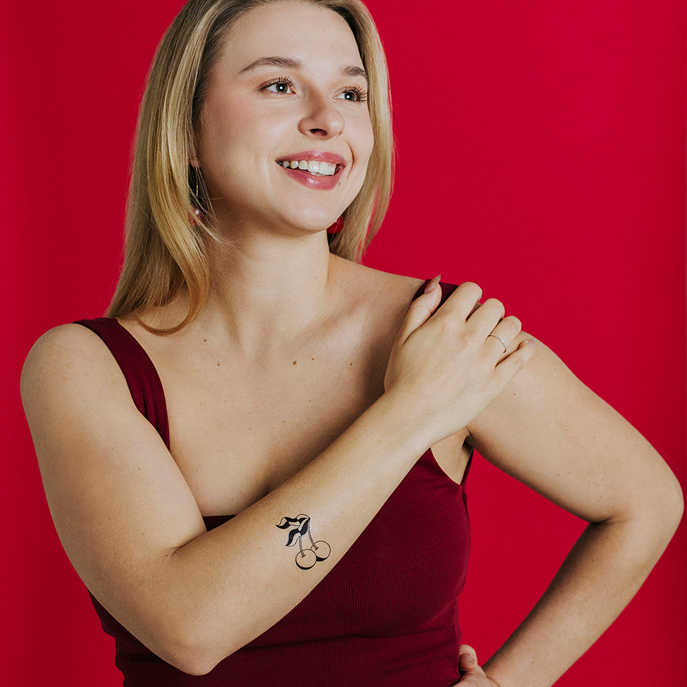 Cherries Tattly Temporary Tattoos