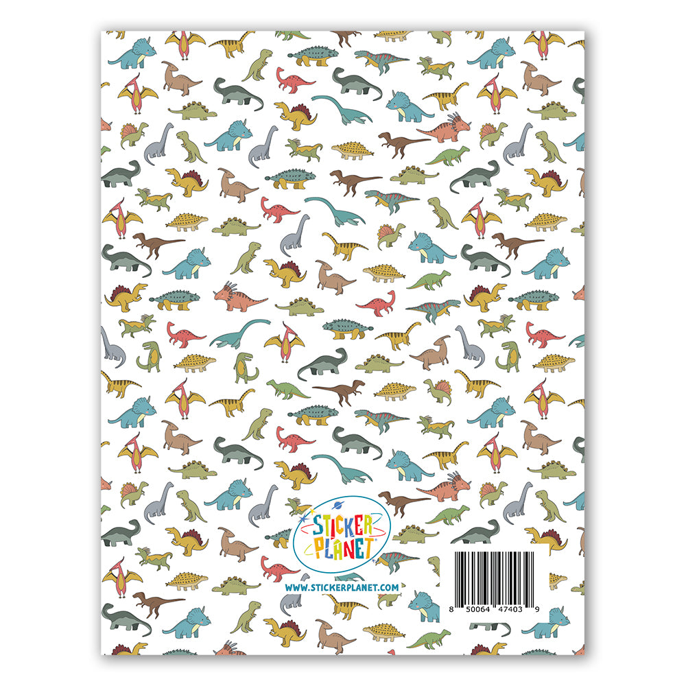 Dinosaurs Blank Sticker Album - Back Cover