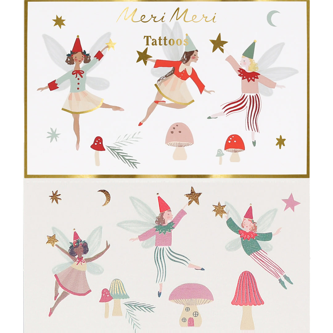 Christmas Fairy Temporary Tattoos